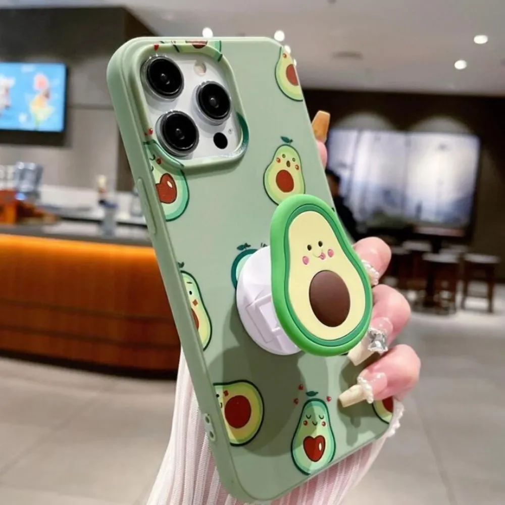 3for$20 NEW Summer Avocado Pattern Phone Case With Stand IPhone 15 pro max